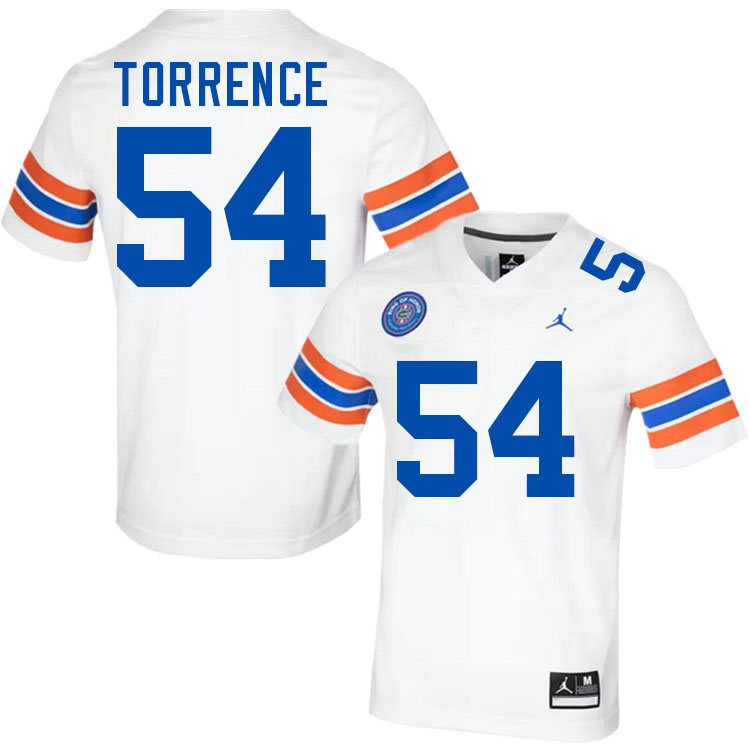 O'Cyrus Torrence Florida Jersey,Florida Gators #54 O'Cyrus Torrence Jersey Youth-Throwback White